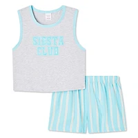 No Boundaries Women's Pajama 2-Piece Set