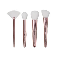 e.l.f. cosmetics Blush & Glow Brush Kit, 4-piece face brush kit