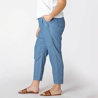 Devoted Taille Plus Femme Pantalon de jogging ample à jambes larges Joggers amples
