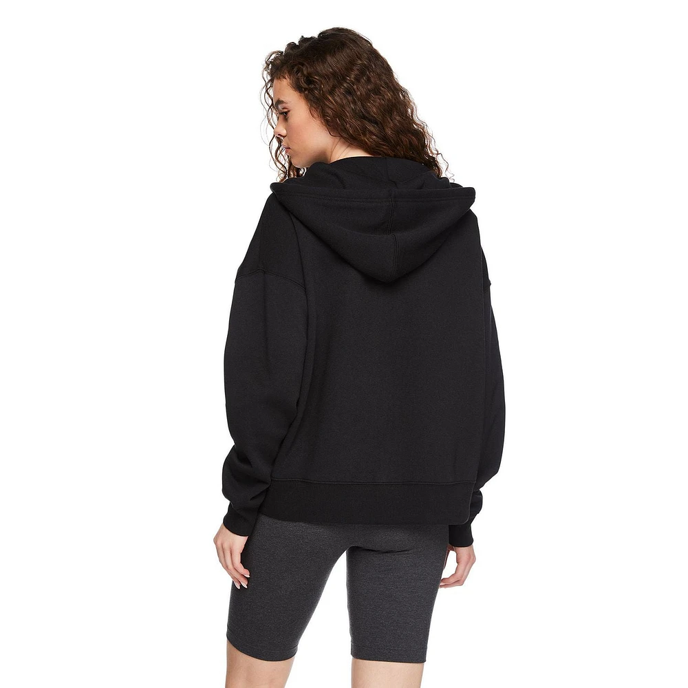 No Boundaries Women's Oversized Zip-Up Hoodie, Sizes XS-XXL
