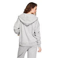 No Boundaries Women's Oversized Zip-Up Hoodie, Sizes XS-XXL