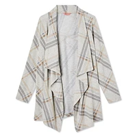 Iyla Women's Plus Waterfall Cardigan, Sizes 1X-4X