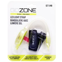 GoZone LED Light Strap – White/Green/Black