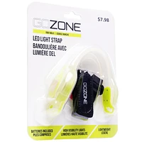 GoZone LED Light Strap – White/Green/Black