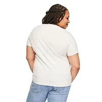 Iyla Women's Plus Crew Neckline Tee, Sizes 1X-4X