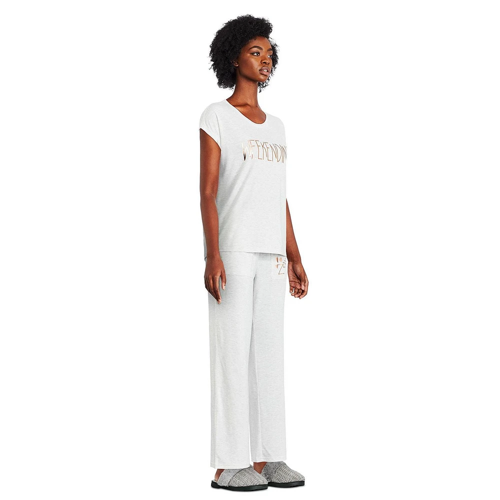 George Women's Jersey Pajamas 2-Piece Set