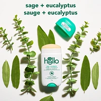 hello sage + eucalyptus deodorant with shea butter