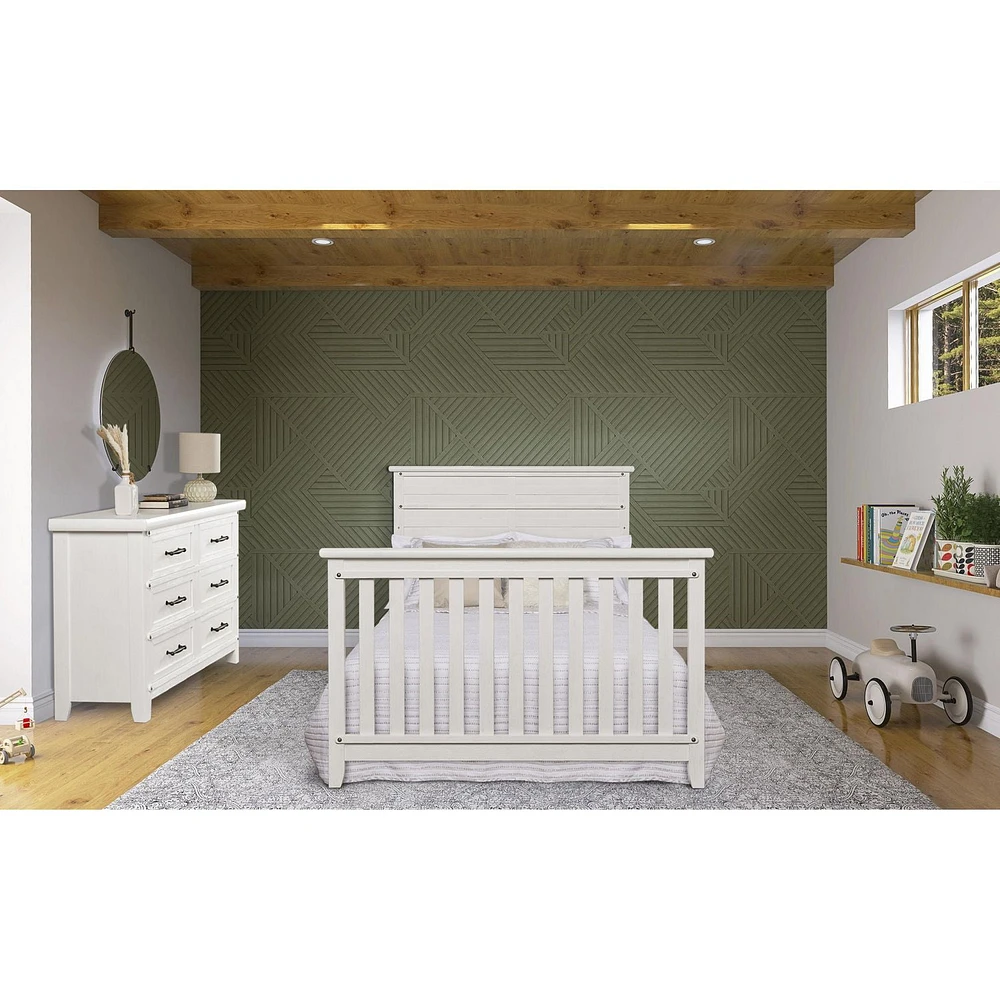 Evolur Andorra 5-In-1 Convertible Crib