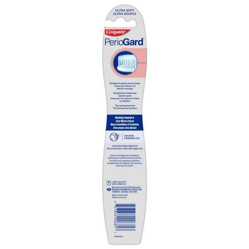 Colgate PerioGard Gum Protection Ultra Soft Toothbrush, Ultra Soft