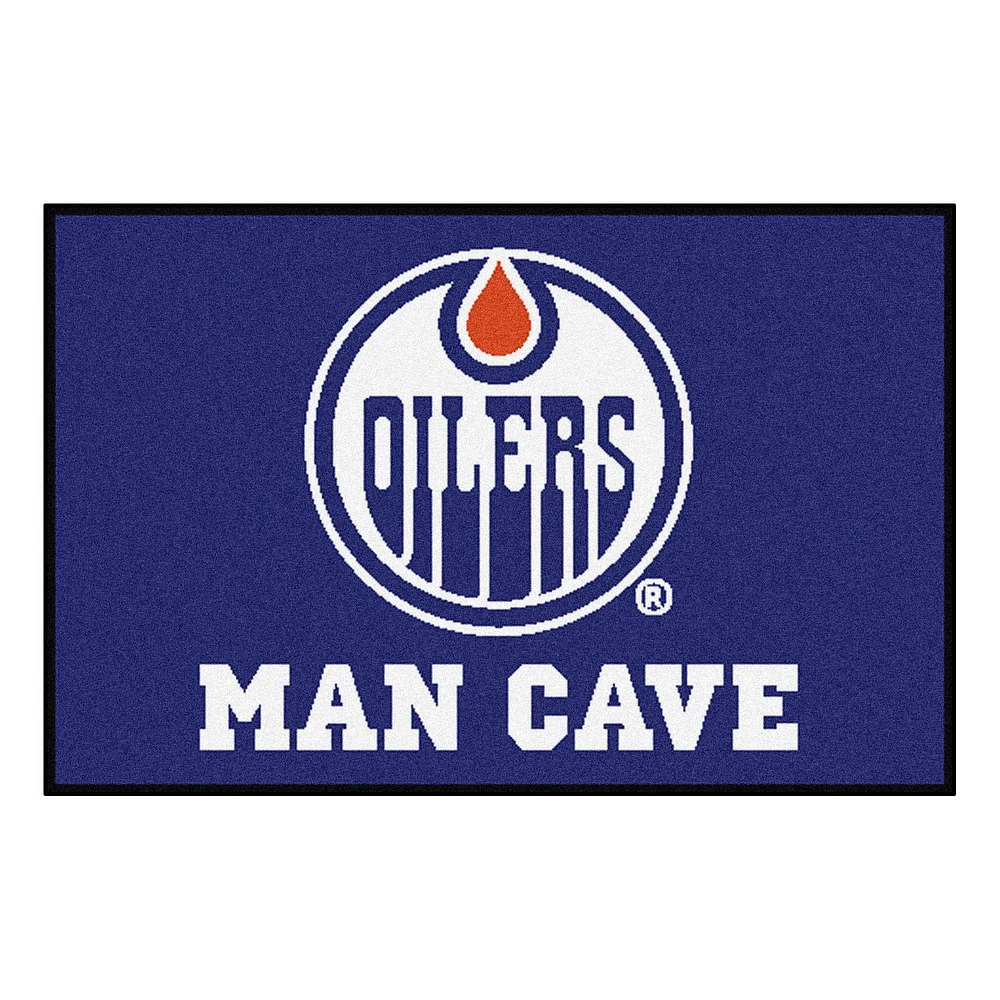 NHL Edmonton Oilers Man Cave Rug