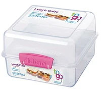 Sistema to Go Lunch Cube Food Storage Container, 1.4L Colours may vary.