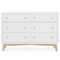 Evolur Loft Antilia Mid-Century Double Dresser