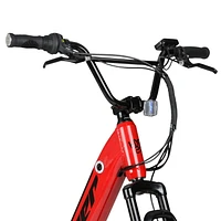 Hyper Radster 20" 36V Electric Bike for Adults. Pedal-Assist, 250W E-Bike Motor, Red