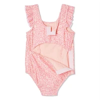 Maillot de bain 1 pièce adaptif George pour petites filles Tailles 2T-5T