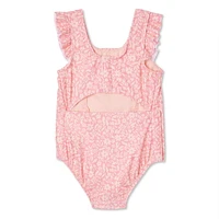 Maillot de bain 1 pièce adaptif George pour petites filles Tailles 2T-5T