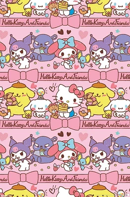 Hello Kitty and Friends: 25 Snack Time - Collage Wall Poster, 14.725" x 22.375" Framed