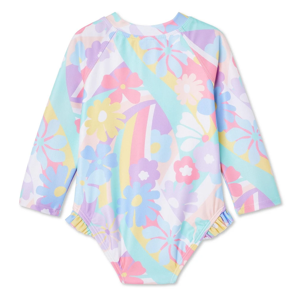 Maillot de bain 1 pièce anti-UV George pour bébés filles Tailles 3-24 mois