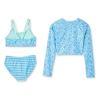 George Girls' Swim 3-Piece Set, Sizes XS-XL