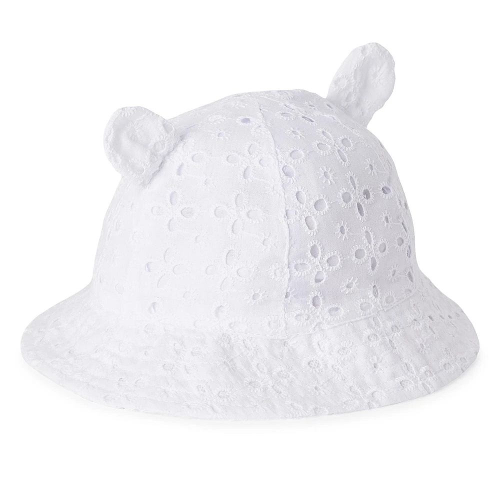 George Baby Girls' Eyelet Hat