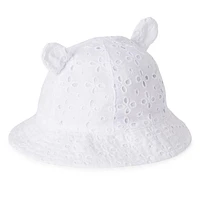 George Baby Girls' Eyelet Hat