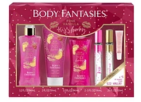 Body Fantasies Pink Vanilla Kiss Bath Gift Set