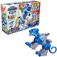 PJ Masks Animal Power Charge and Roar Power Cat Preschool Toy, Motorized Action Toy with 20+ Lights and Sounds, 3 Years and Up