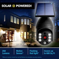 Bell and Howell Bionic Spotlight Extreme Solar Powered Motion Sensor Solar Security Light 360 Angle