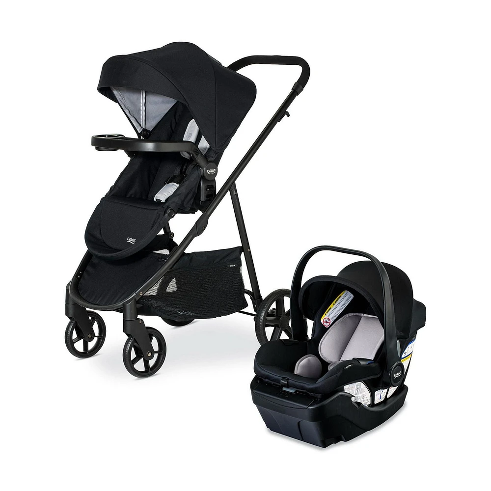 Système de voyage, Willow Brook de Britax, Onyx Glacier