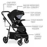 Système de voyage, Willow Brook de Britax, Onyx Glacier