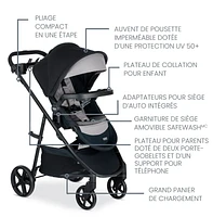 Britax Willow™ Brook™ S+ Travel System, Graphite Onyx