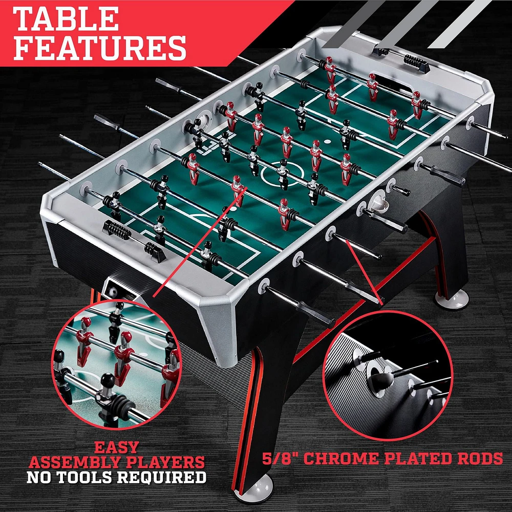 Table de baby-foot ESPN 56" Accessoires inclus