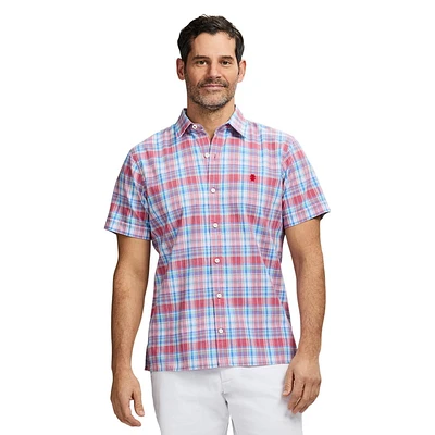 IZOD MADRAS S/S WOVEN
