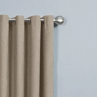 Mainstays Faux Suede Drapery Grommet Window Panel, 1 Panel