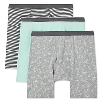 George Boys' Boxer Briefs 3-Pack, Sizes 4-14