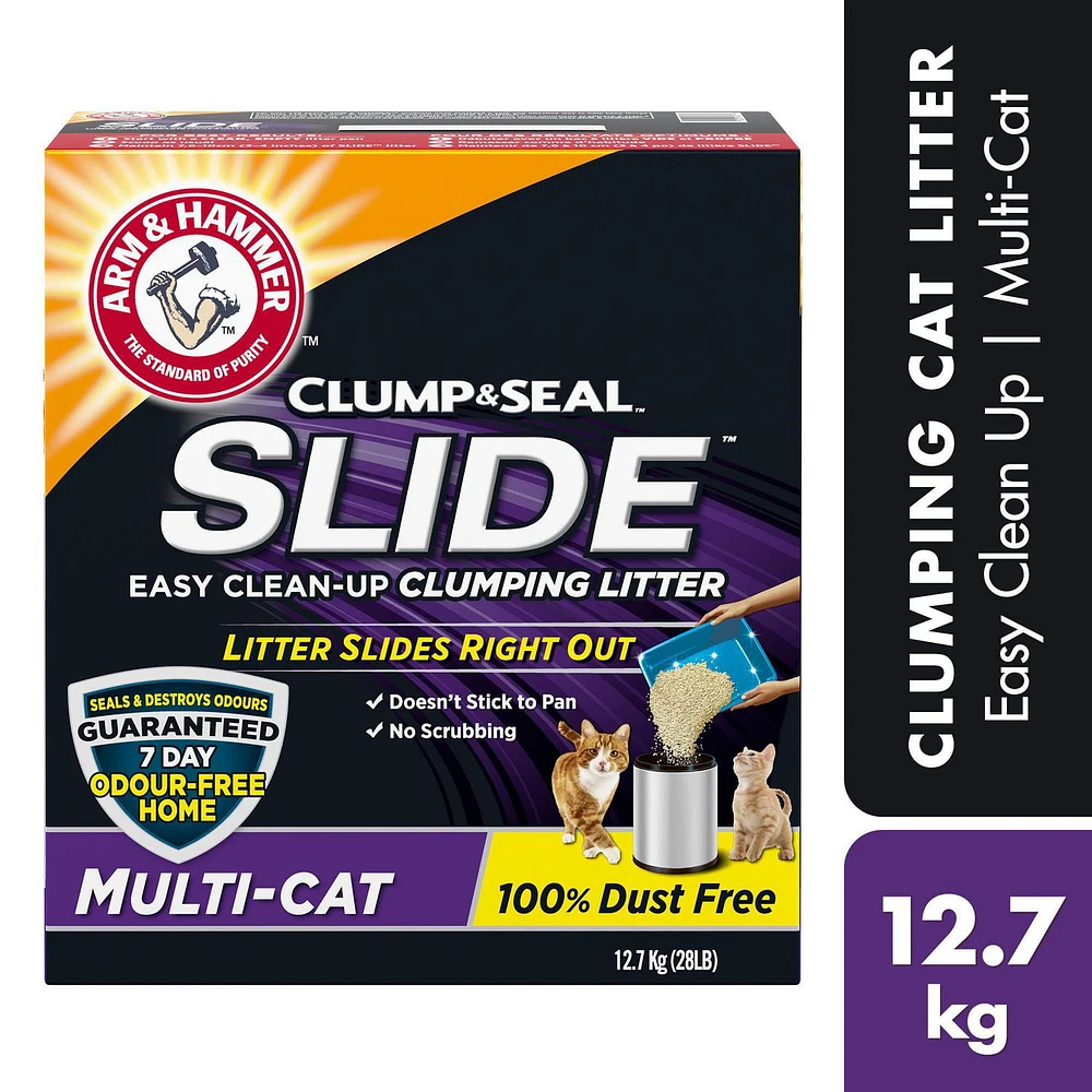 Arm & Hammer Slide Multi-Cat Clumping Cat Litter, 12.7 kg