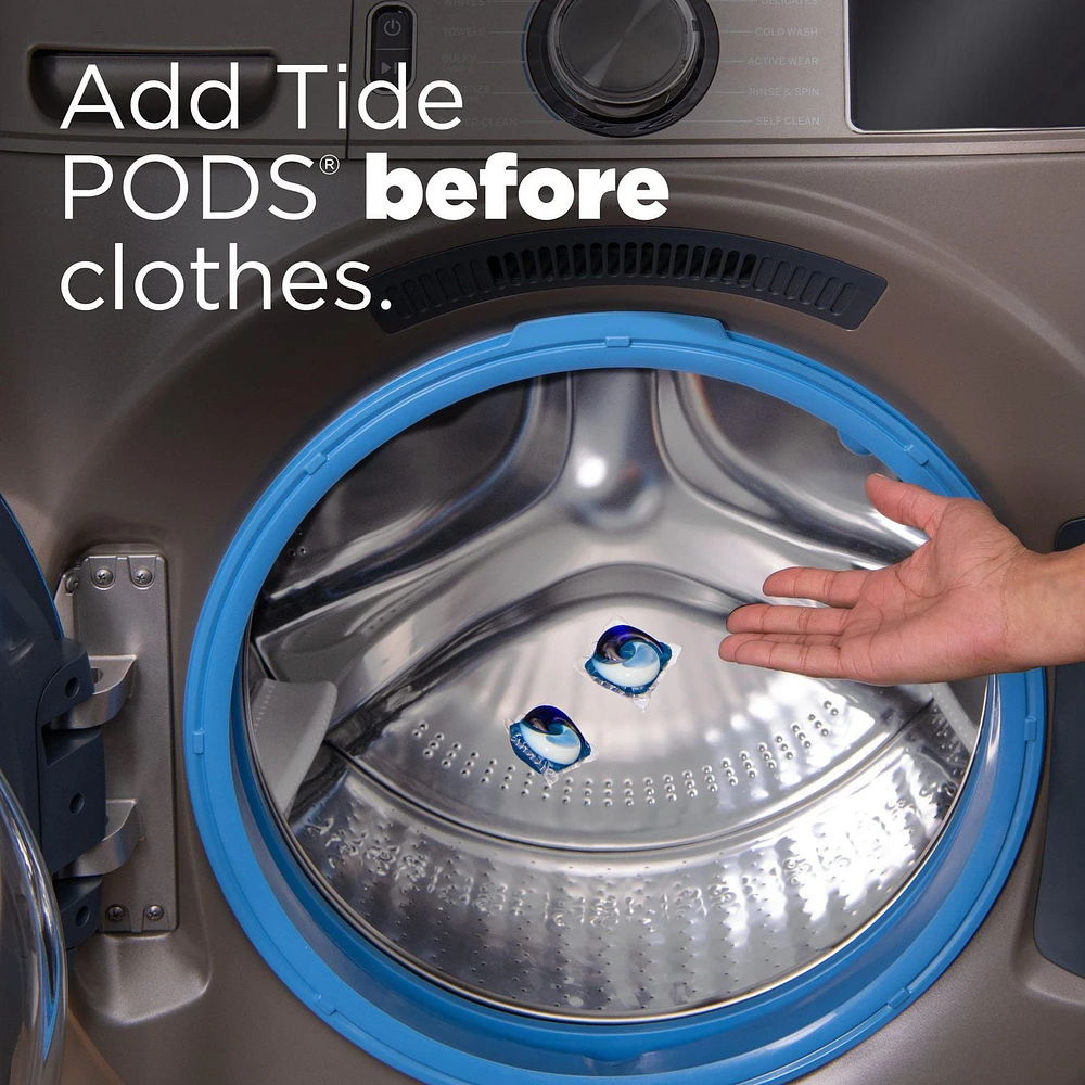 Tide PODS Laundry Detergent Pacs, Original Scent, Powerful 3-in-1 Clean in one Step, HE Compatible, 76CT