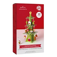 Hallmark Countdown Calendar Paper Tree Set With 12 Mini Ornaments (Dr. Seuss's How the Grinch Stole Christmas!)