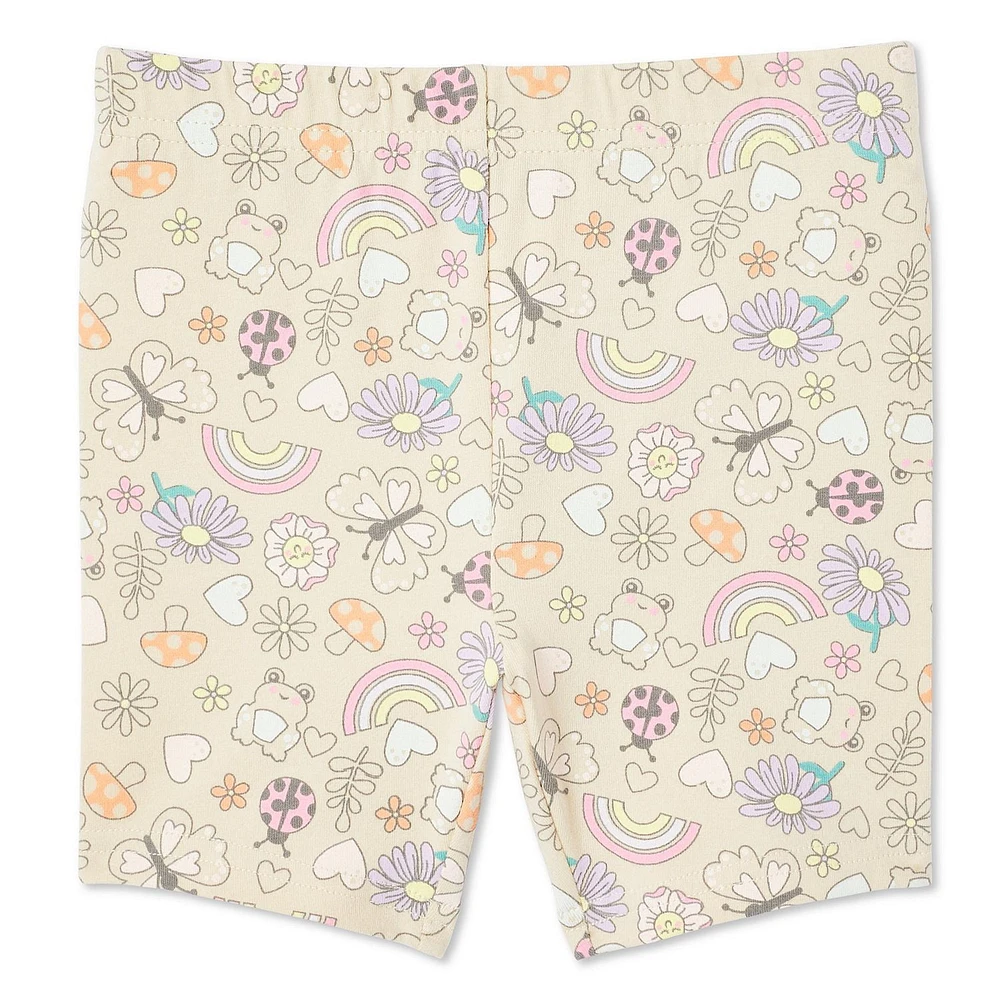 Short de vélo George pour petites filles Tailles 2T-5T