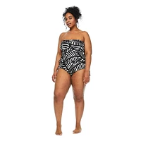 George Women's Plus Ruched Tankini, Sizes 1X-3X