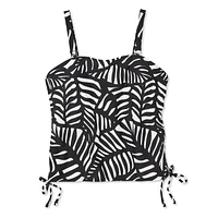 George Women's Plus Ruched Tankini, Sizes 1X-3X