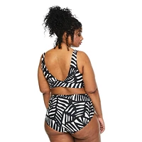 George Women's Plus Triangle Swim Top, Sizes 1X-3X