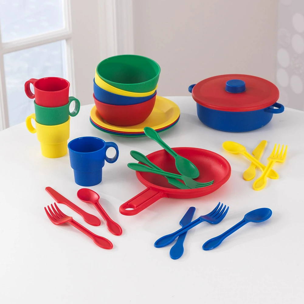 KidKraft 27 Pc Primary Cookware Set