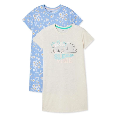 Lot de 2 chemises de nuit George pour filles