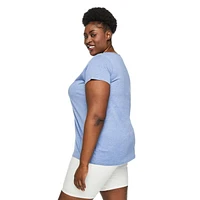 George Women's Plus V-Neckline Tee, Sizes 1X-4X