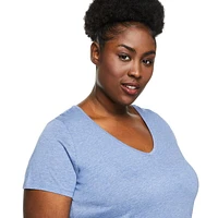 George Women's Plus V-Neckline Tee, Sizes 1X-4X