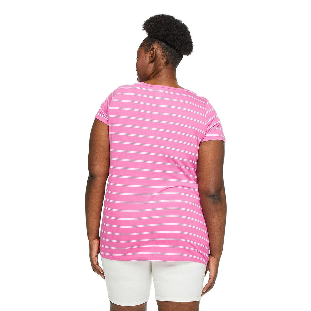 T-shirt avec encolure en V George Plus pour femmes