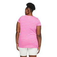 T-shirt avec encolure en V George Plus pour femmes