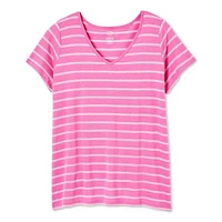 T-shirt avec encolure en V George Plus pour femmes