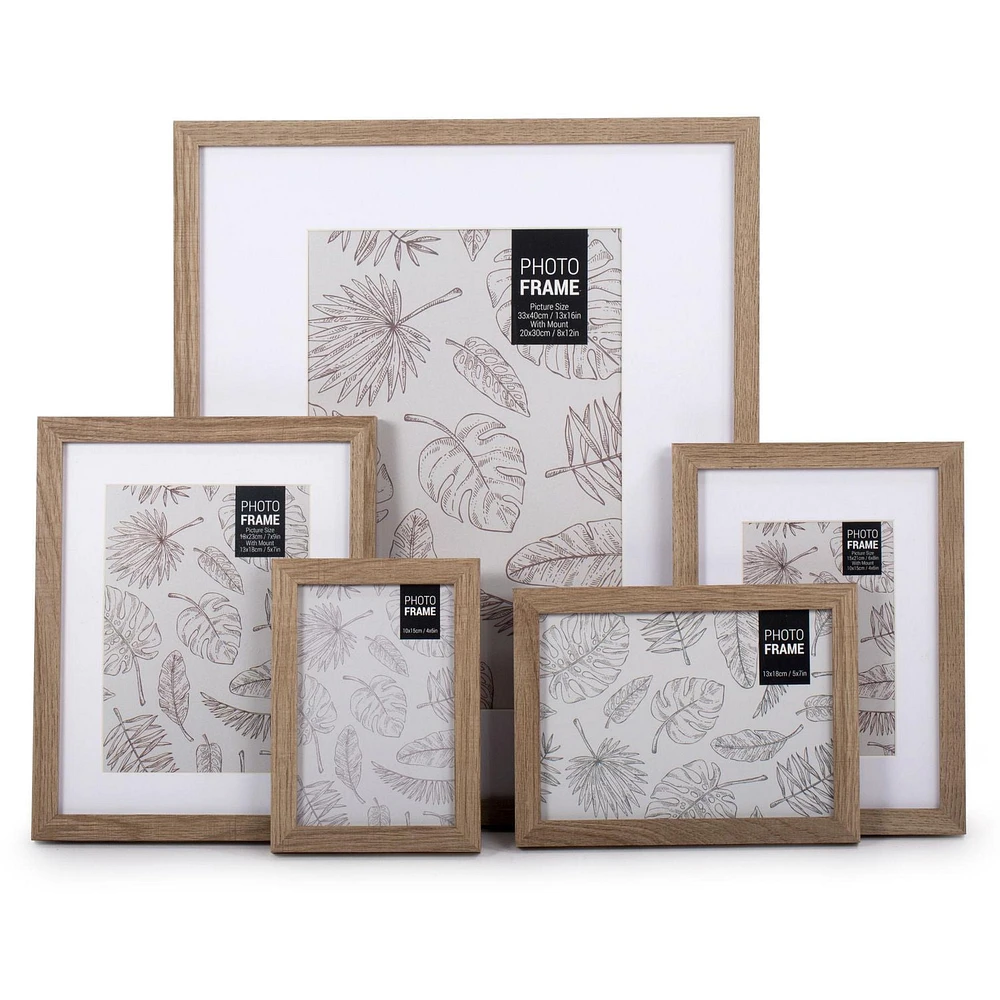 Truu Design 5-Piece Beautiful Decorative Wooden Wall Gallery Picture Frame Set