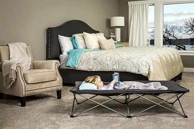 Regalo International My Cot Gray Extra Long Portable Bed